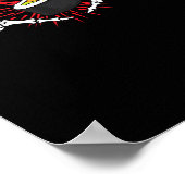 Skelet Hand Hart Lazy DIY Halloween Kostuum Coo Poster (Hoek)