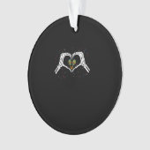 Skelet Hand Hart Maracas Cinco De Mayo Mexicaans Ornament (voorkant)