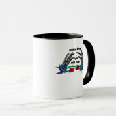 Skelet Hand Heart Design Mok (Voorkant rechts)