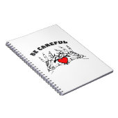 Skelet Hand met Hart Classic Notitieboek (Rechterzijde)