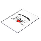 Skelet Hand met Hart Classic Notitieboek (Linkerzijde)