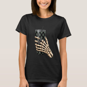 Skelet Hand met Vleugels Western Reisbeker Cowgirl T-shirt