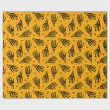 Skelet hand patroon.