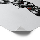 Skelet Hand Poster (Hoek)