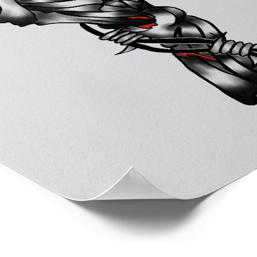 Skelet Hand Poster (Hoek)