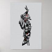 Skelet Hand Poster (Voorkant)