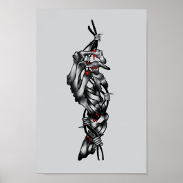 Skelet Hand Poster