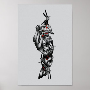 Skelet Hand Poster
