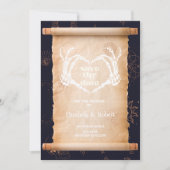 Skelet Handen Halloween Bewaar de Datum Save The Date (Voorkant)