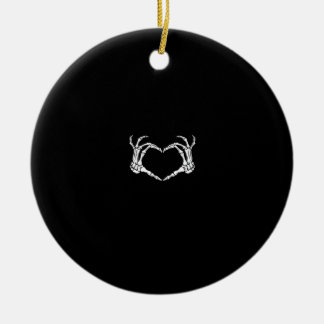 Skelet Handen Hart Grafisch Keramisch Ornament