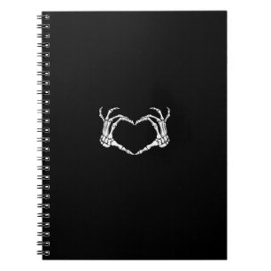 Skelet Handen Hart Grafisch Notitieboek