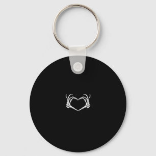 Skelet Handen Hart Grafisch Sleutelhanger