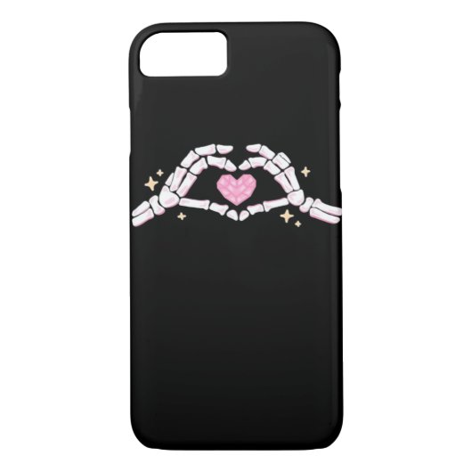 Skelet Handen Hart Grappig Case-Mate iPhone Case (Achterkant)