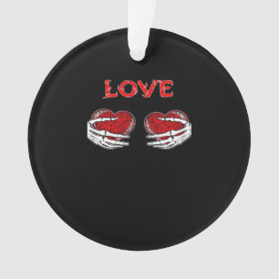 Skelet Handen Hart Grappig Ontwerp Ornament