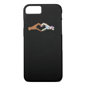 Skelet Handen Hart Show Basic Case-Mate iPhone Case (Achterkant)