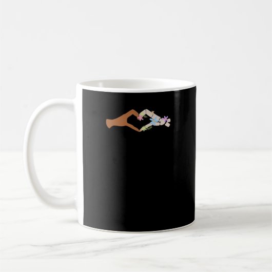 Skelet Handen Hart Show Basic Koffiemok (Links)