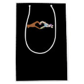 Skelet Handen Hart Show Basic Medium Cadeauzakje (Voorkant)