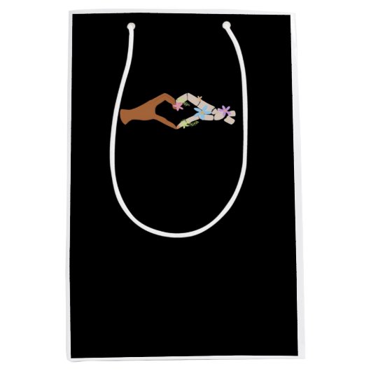 Skelet Handen Hart Show Basic Medium Cadeauzakje (Voorkant)