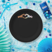 Skelet Handen Hart Show Basic Papieren Bordje (Feest)