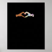 Skelet Handen Hart Show Basic Poster (Voorkant)