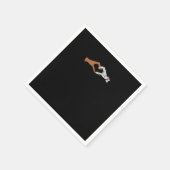 Skelet Handen Hart Show Basic Servet (Hoek)