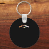 Skelet Handen Hart Show Basic Sleutelhanger (Voorkant)