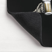 Skelet handen met drink juichen op een Mousepad Muismat (Hoek)