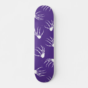 Skelet Handen - Paarse Persoonlijk Skateboard