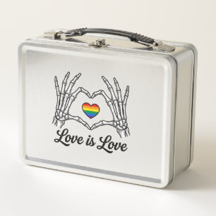 Skelet Handen Regenboog Hart Liefde Is Liefde Shir