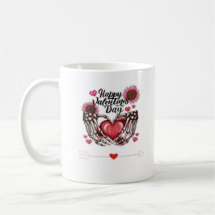 Skelet Handen Valentijnsdag Klassieke Stijl Koffiemok