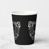 Skelet Handen Vallen Koppel Bruiloft tot de Dood Papieren Bekers (Links)