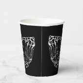 Skelet Handen Vallen Koppels Bruiloft tot de dood Papieren Bekers (Rechts)