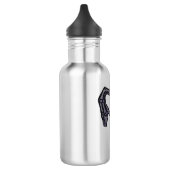 Skelet handen vormen een hart waterfles  (Links)