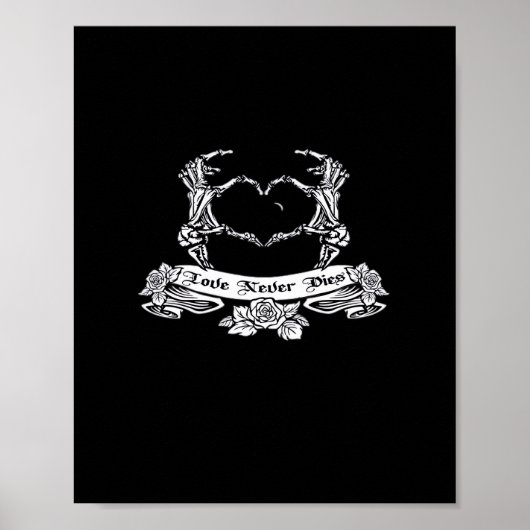 Skelet handontwerp poster (Voorkant)