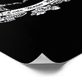 Skelet handontwerp poster (Hoek)