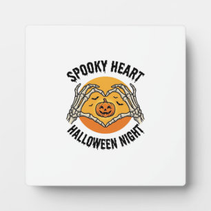 Skelet Hart Halloween Vintage Handen Design_1 Fotoplaat
