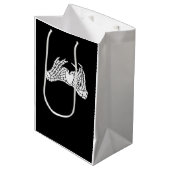 Skelet Hart Handen - Licht Medium Cadeauzakje (Voorkant Gekanteld)