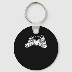 Skelet Hart Handen - Licht Sleutelhanger