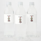 Skelet Hart Tot de Dood Ons Scheidt Waterfles Etiket (Flessen)