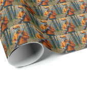 Skelet Hertenjager met een Geweer Cadeaupapier (Rol Hoek)