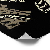 Skelet Holding Cat Fun Halloween Skull Mannen Vrou Poster (Hoek)