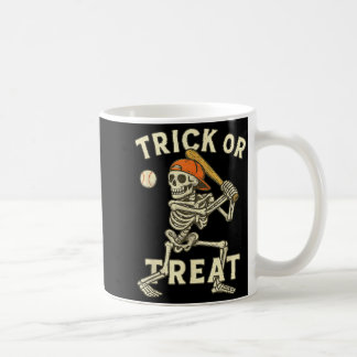 Skelet honkbal Halloween kostuum grappige mannen j Koffiemok