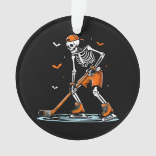 Skelet IJshockey Halloween Jongens Grappige Hallow Ornament