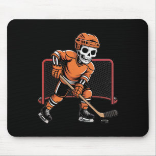 Skelet ijshockey Halloween kostuum mannen jongens Muismat