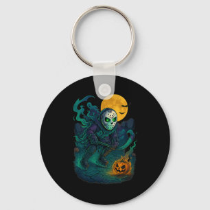 Skelet IJshockey Halloween Sport Kleding Heren Man Sleutelhanger