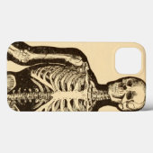 skelet illustratie verouderd grillig vlak Case-Mate iPhone case (Achterkant (horizontaal))