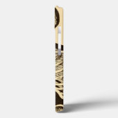 skelet illustratie verouderd grillig vlak Case-Mate iPhone case (Achterkant / Links)