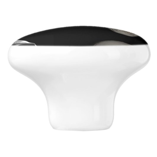 Skelet in de dichte keramische knop (Zijkant)