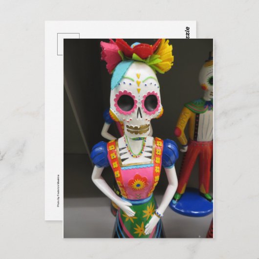 Skelet in de drukker briefkaart (Voorkant / Achterkant)