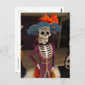 Skelet in de drukker briefkaart (Voorkant / Achterkant)
